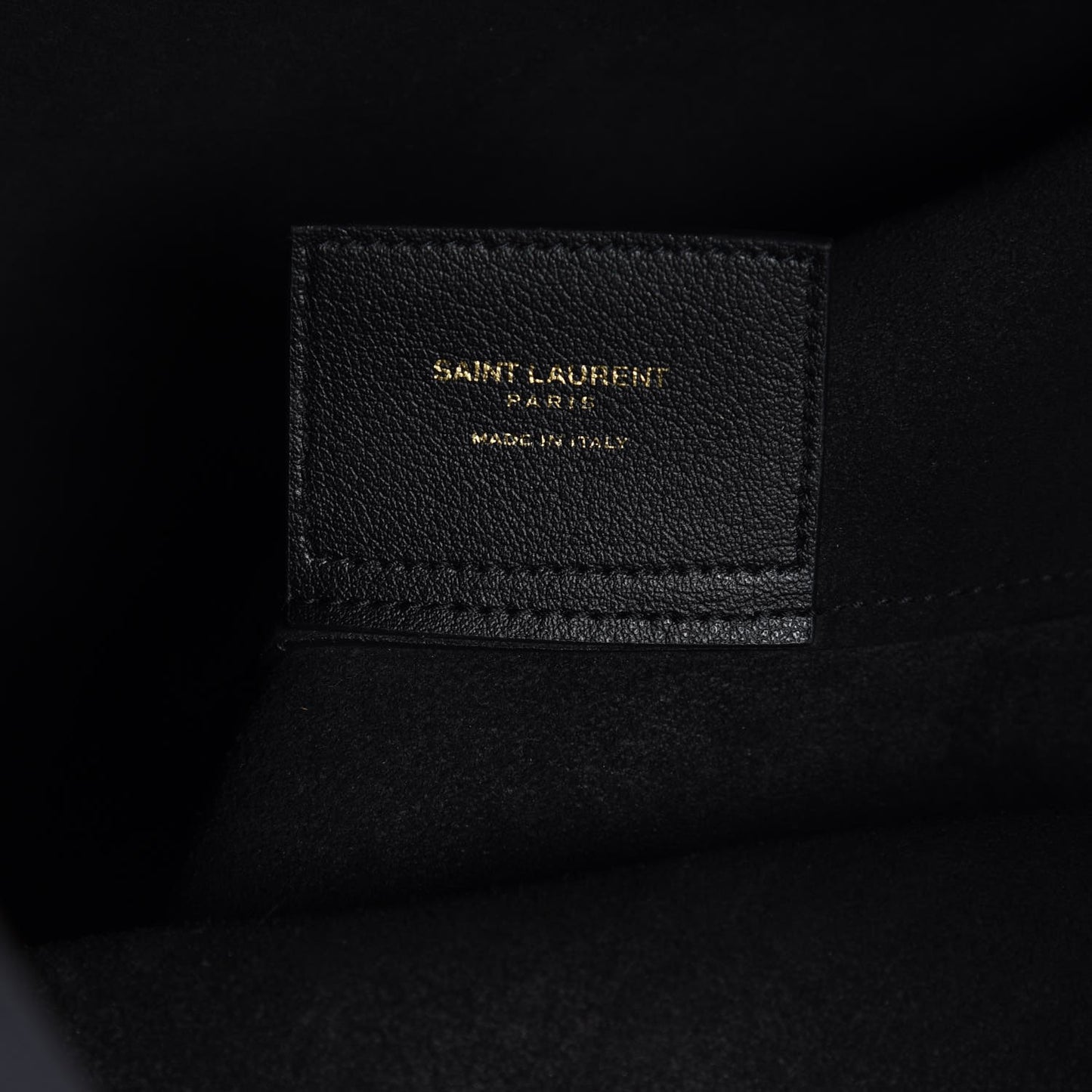 Calfskin Large Shopping Tote Black