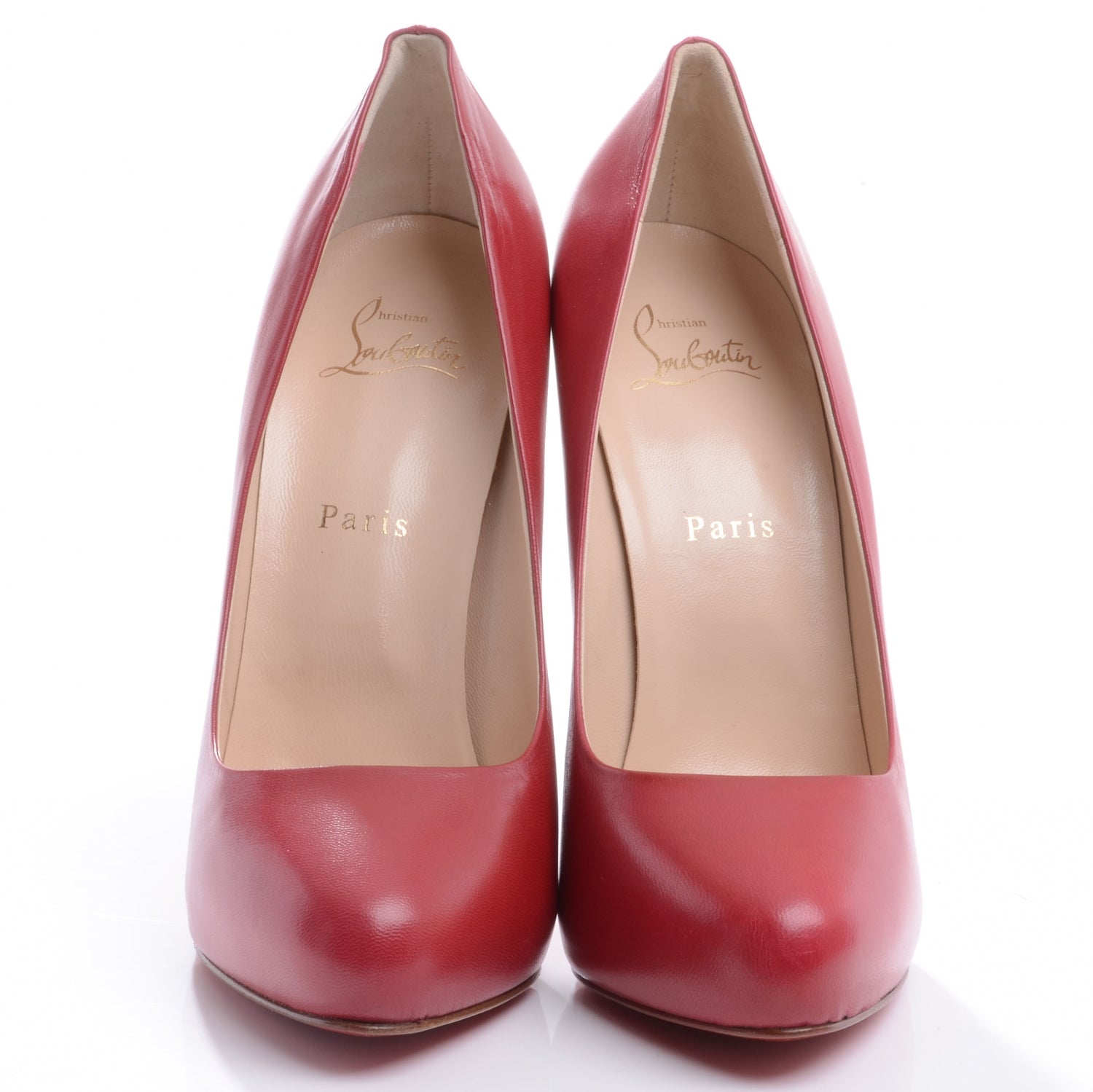 Christian Louboutin Kid Feticha 120 Pumps 39.5 Red 2 of 6