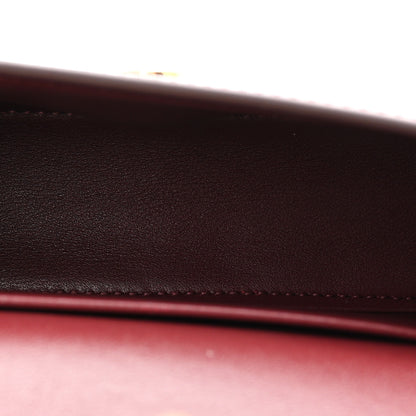 Celine Shiny Calfskin Teen Lola Bag Light Burgundy 5 of 11