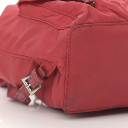 Prada Nylon Vela Mini Crossbody Backpack Rosso 10 of 12