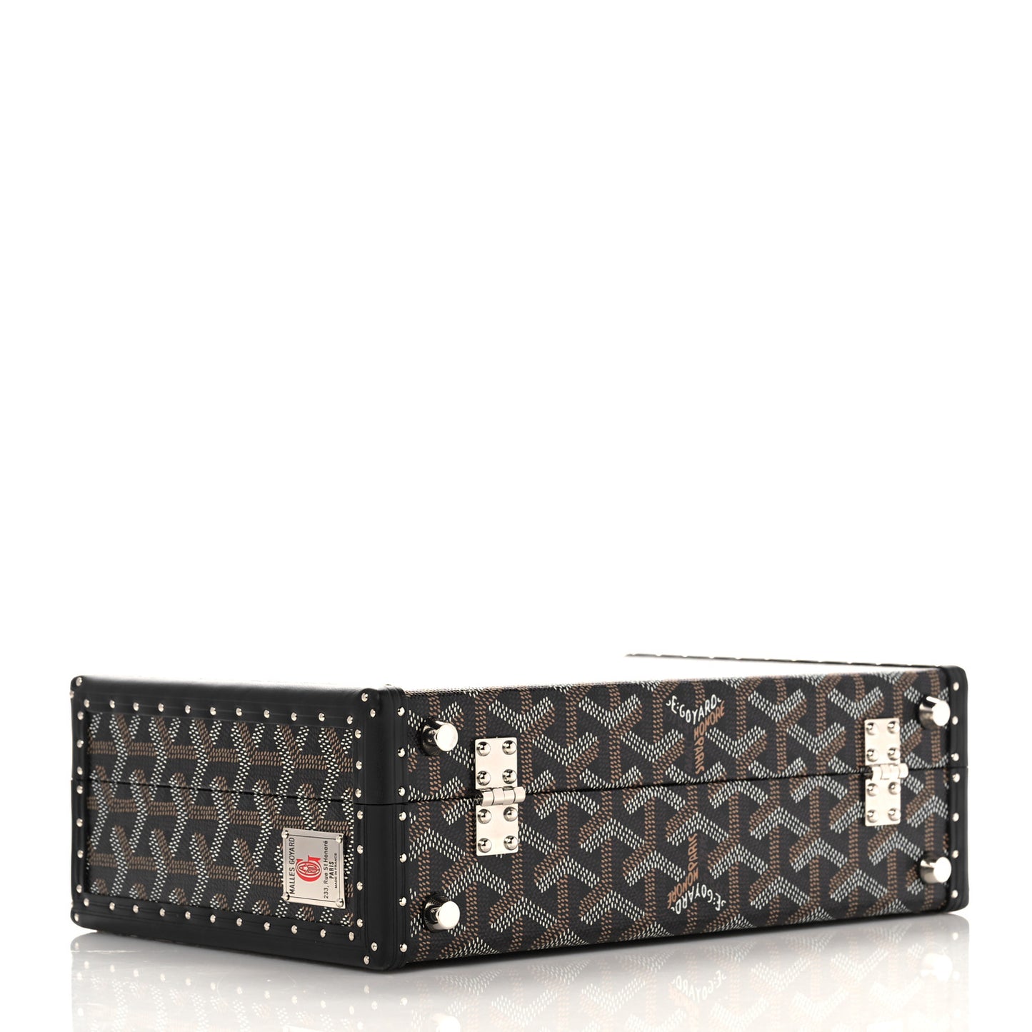 Goyardine Grand Hotel Trunk Bag Black