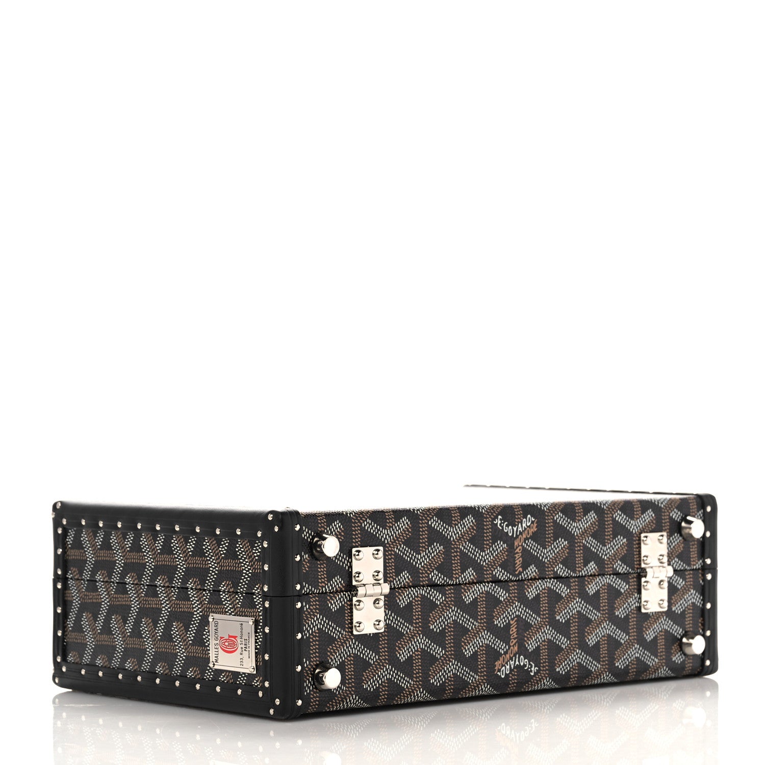 Goyard Goyardine Grand Hotel Trunk Bag Black 3 of 10