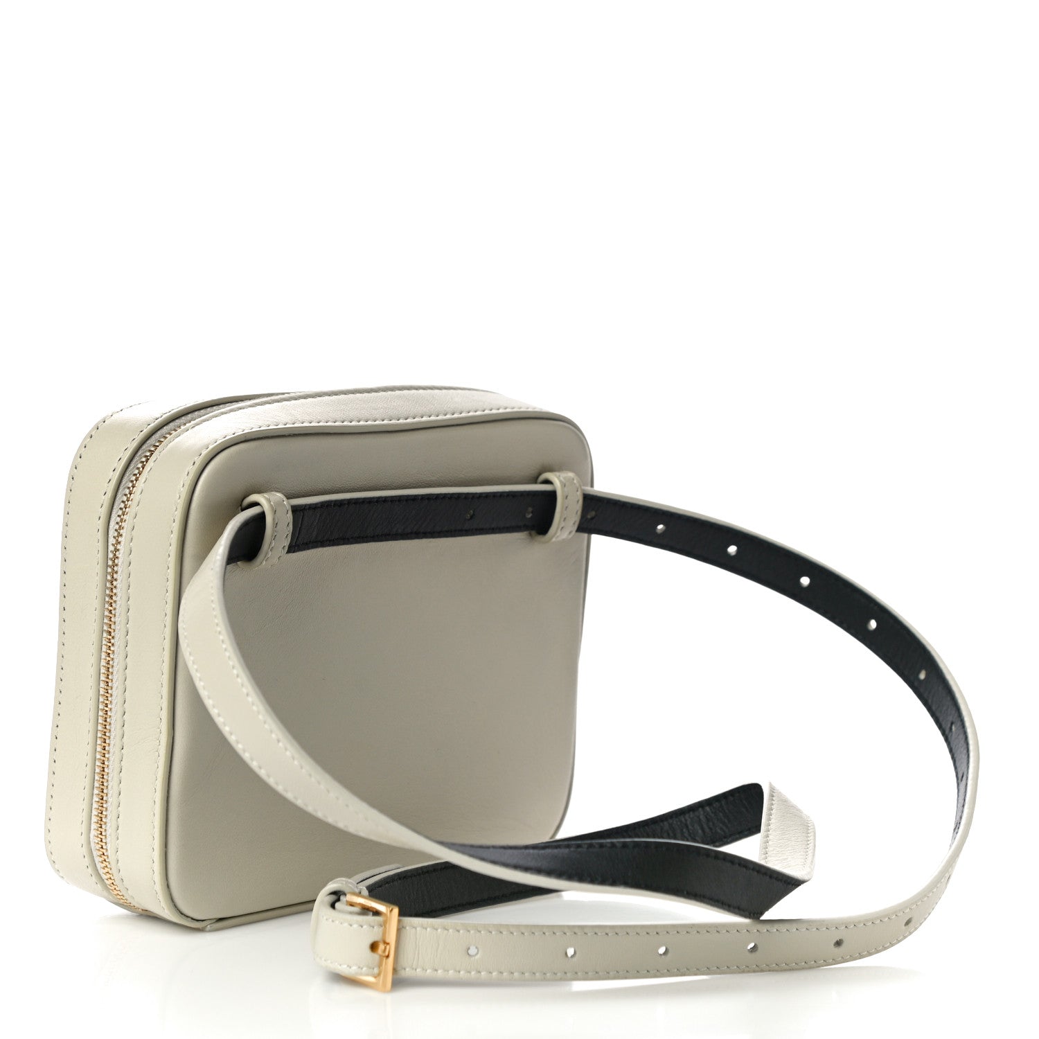Saint Laurent Lambskin Matelasse Vicky Monogram Belt Bag Crema Soft 3 of 11