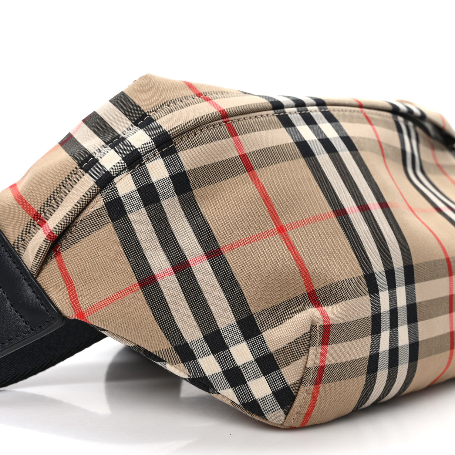 Burberry Bonded Cotton Vintage Check Medium Bum Bag Archive Beige 8 of 9