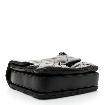 Chanel Lambskin Quilted Mini Chanel 3 Flap Black 4 of 11