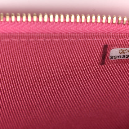 Chanel Caviar Quilted Small Vanity Case With Chain Pink 9 of 10