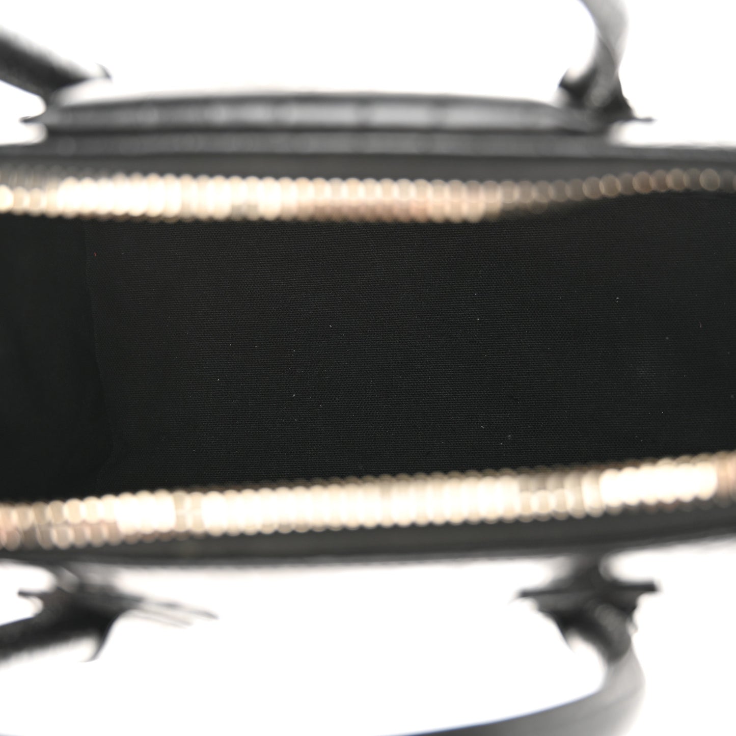 Calfskin Crocodile Embossed Small Antigona Black