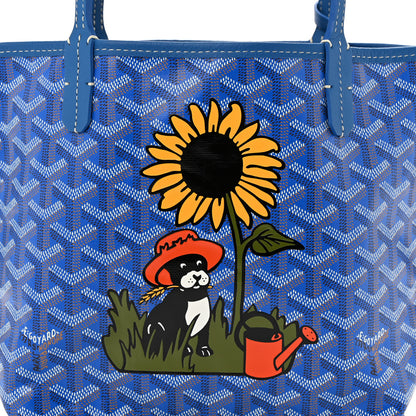 Goyard Goyardine Reversible Mini Anjou Sky Blue 12 of 17