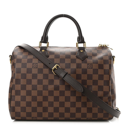 Louis Vuitton Damier Ebene Speedy Bandouliere 30 1 of 10