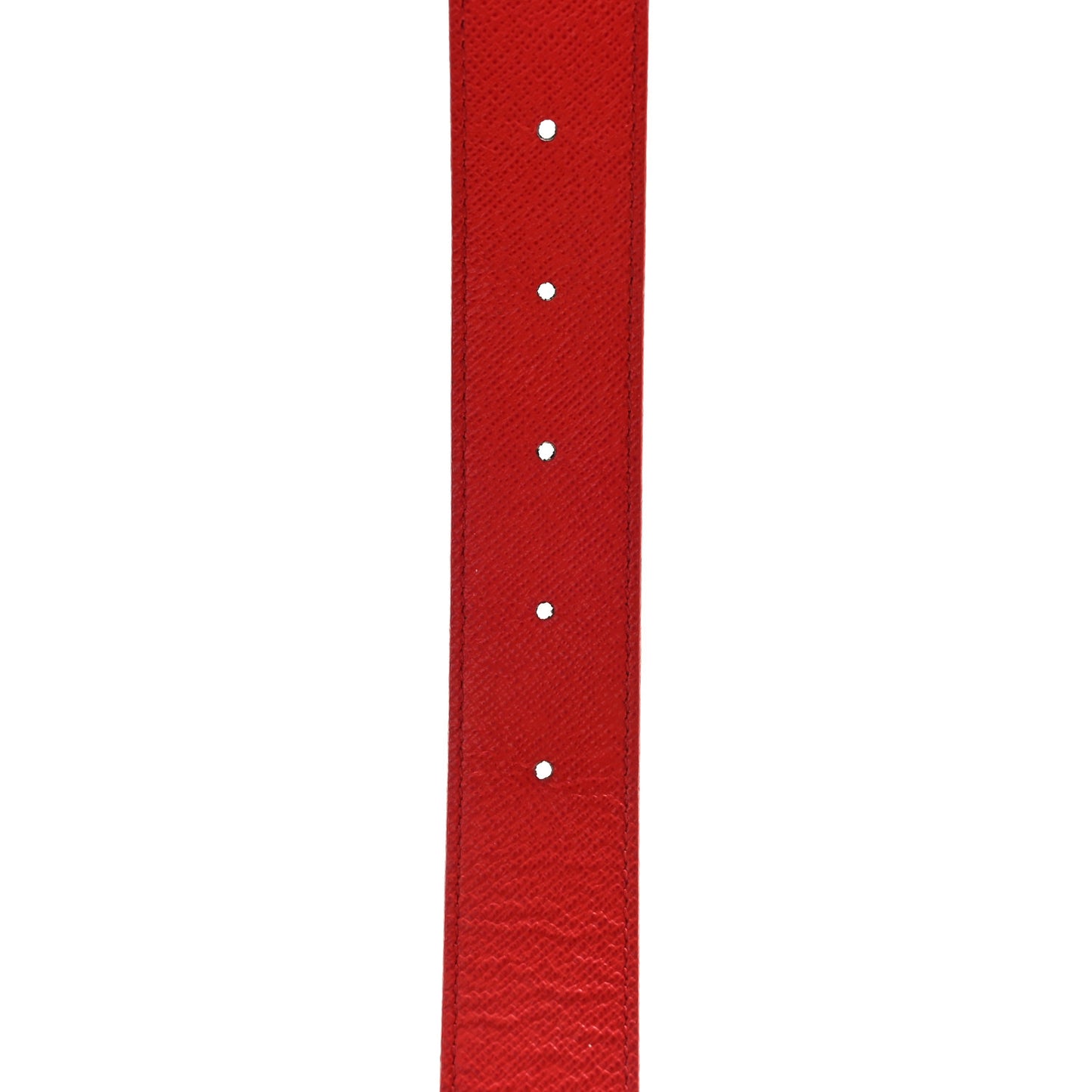 Calfskin Monogram 30mm LV Initiales Reversible Belt 90 36 Coquelicot