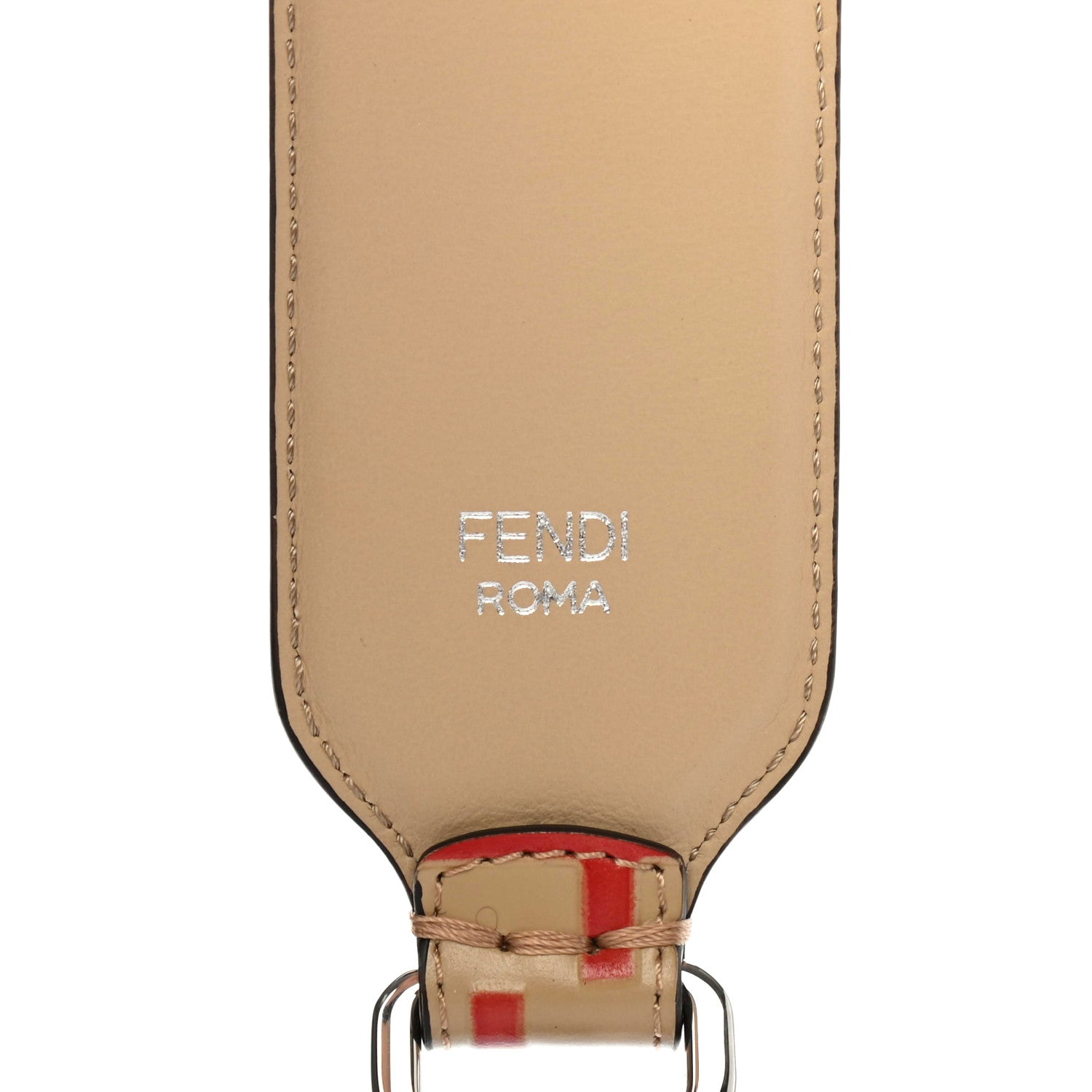 Fendi Calfskin FF Embossed Mini Strap You Amido Fiamma 3 of 4