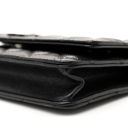 Chanel Caviar Quilted My Everything Wallet On Chain WOC Black 10 of 14