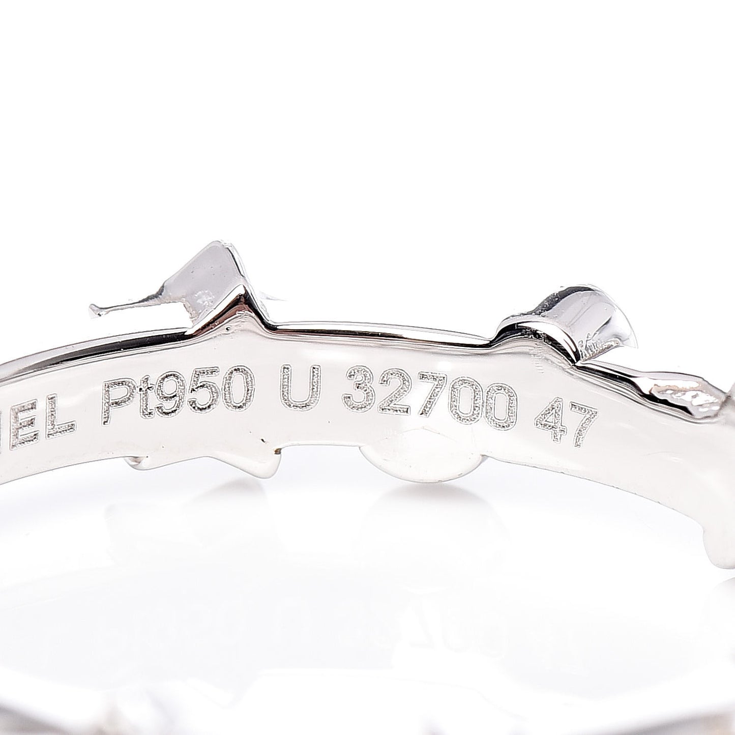 Platinum Diamond Comete Band Ring 47 4