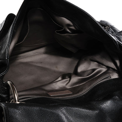 Chanel Glazed Caviar Quilted Mademoiselle Satchel Black 5 of 7