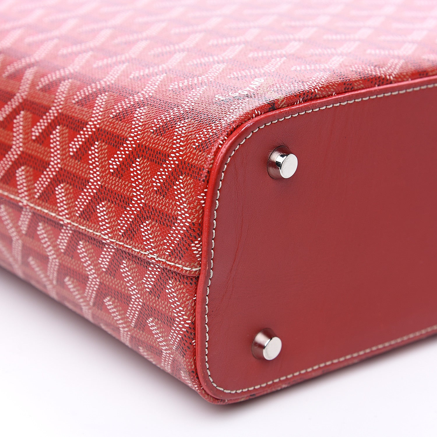 Goyard Goyardine Sac Marie Galante GM Red 6 of 8