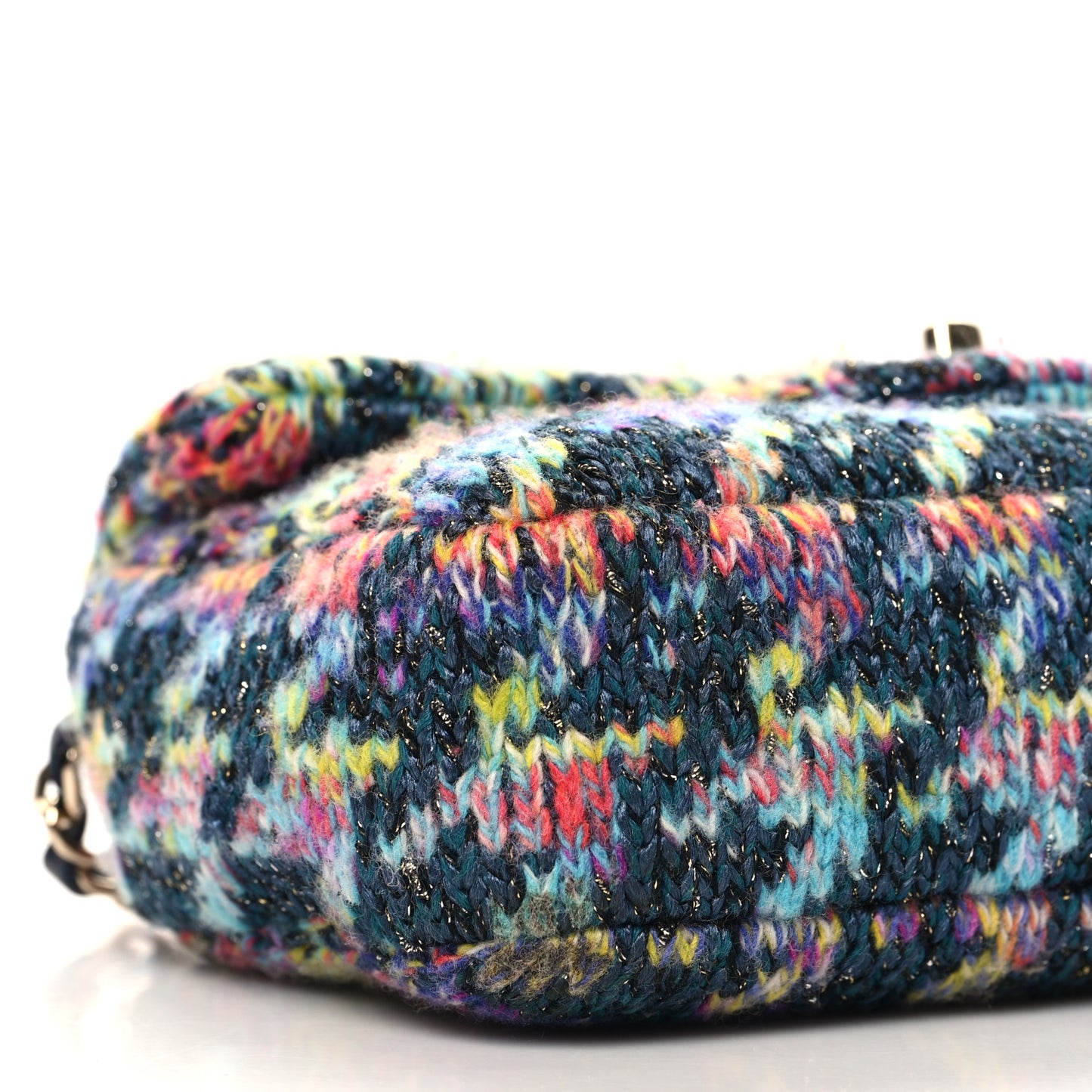 Knit Mini Rectangular Flap Multicolor