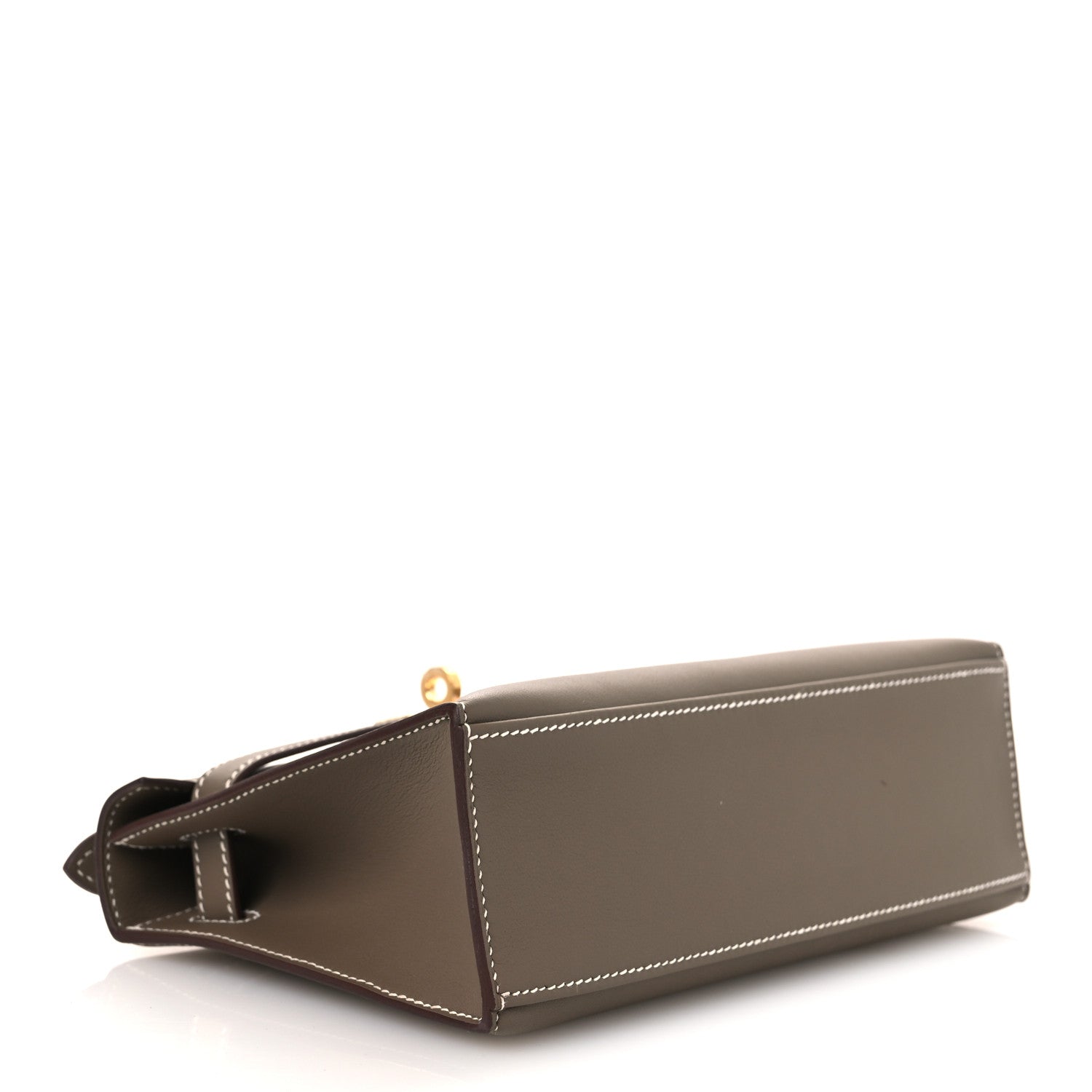 Hermes Swift Kelly Pochette Clutch Etoupe 4 of 12