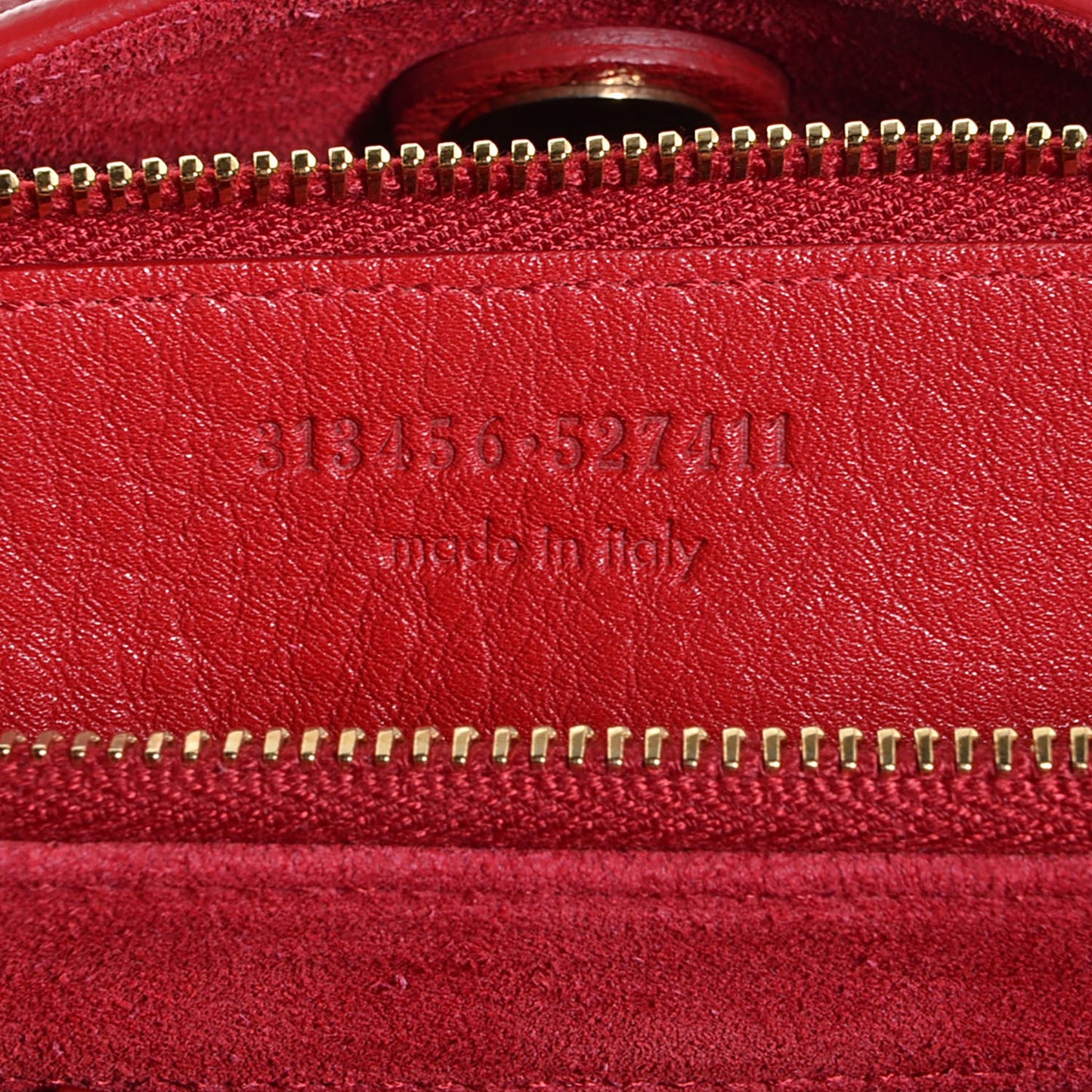 Calfskin Medium Muse Two Red