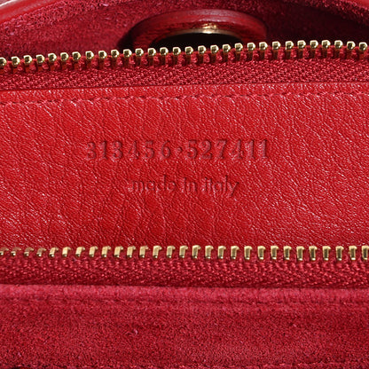 Saint Laurent Calfskin Medium Muse Two Red 7 of 7