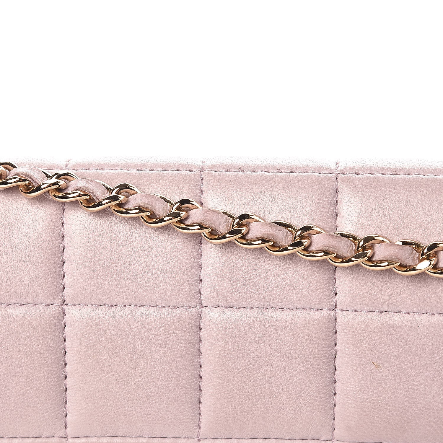 Chanel Lambskin East West Chocolate Bar Flap Pink 9 of 16