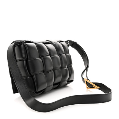 Bottega Veneta Nappa Maxi Intreccio Padded Cassette Crossbody Bag Black 3 of 13