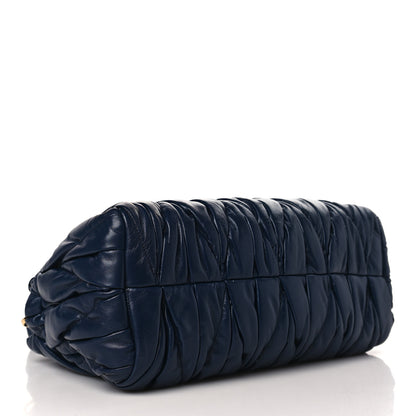 Miu Miu Nappa Matelasse Shoulder Bag Bleuette 4 of 8