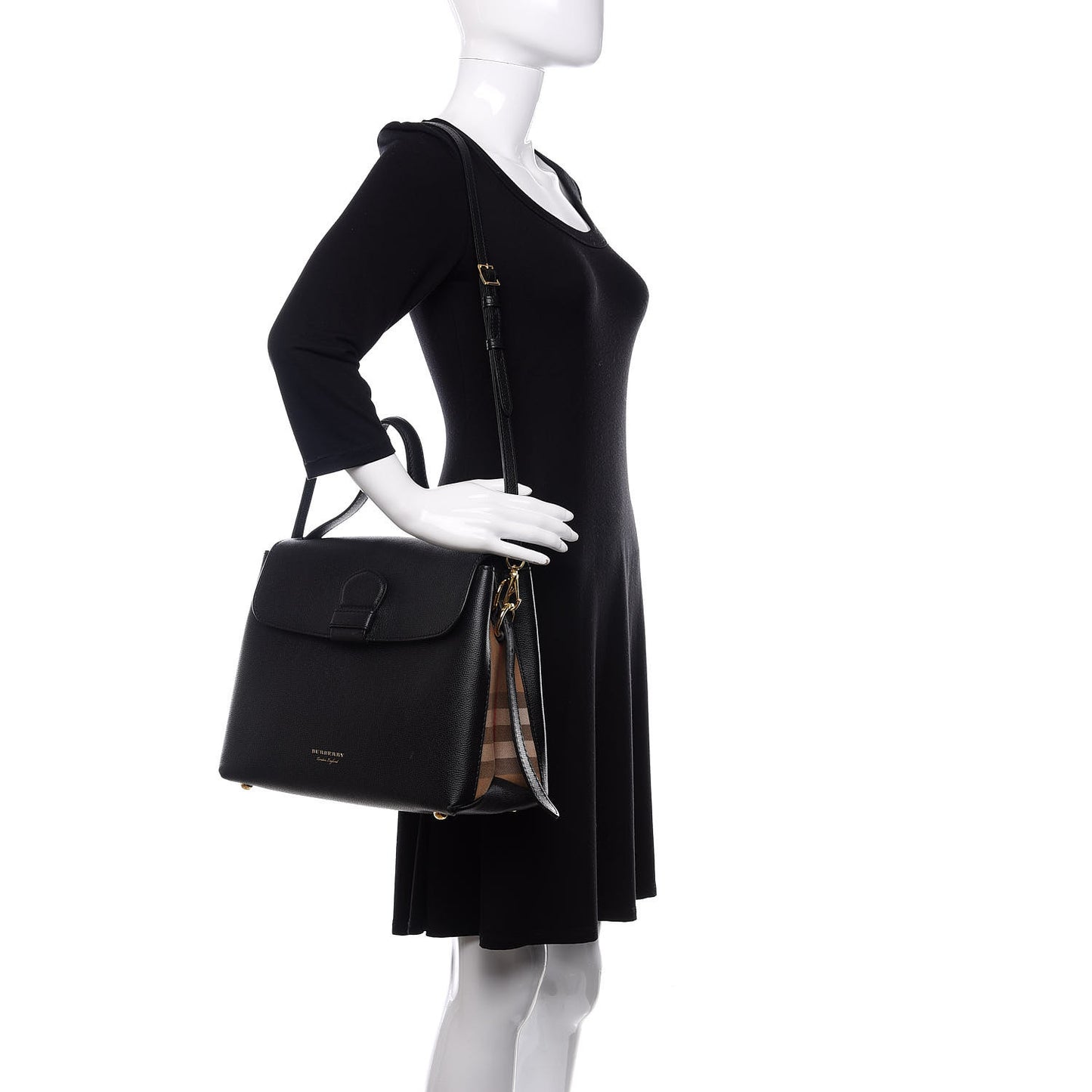 Derby Calfskin House Check Medium Camberley Black