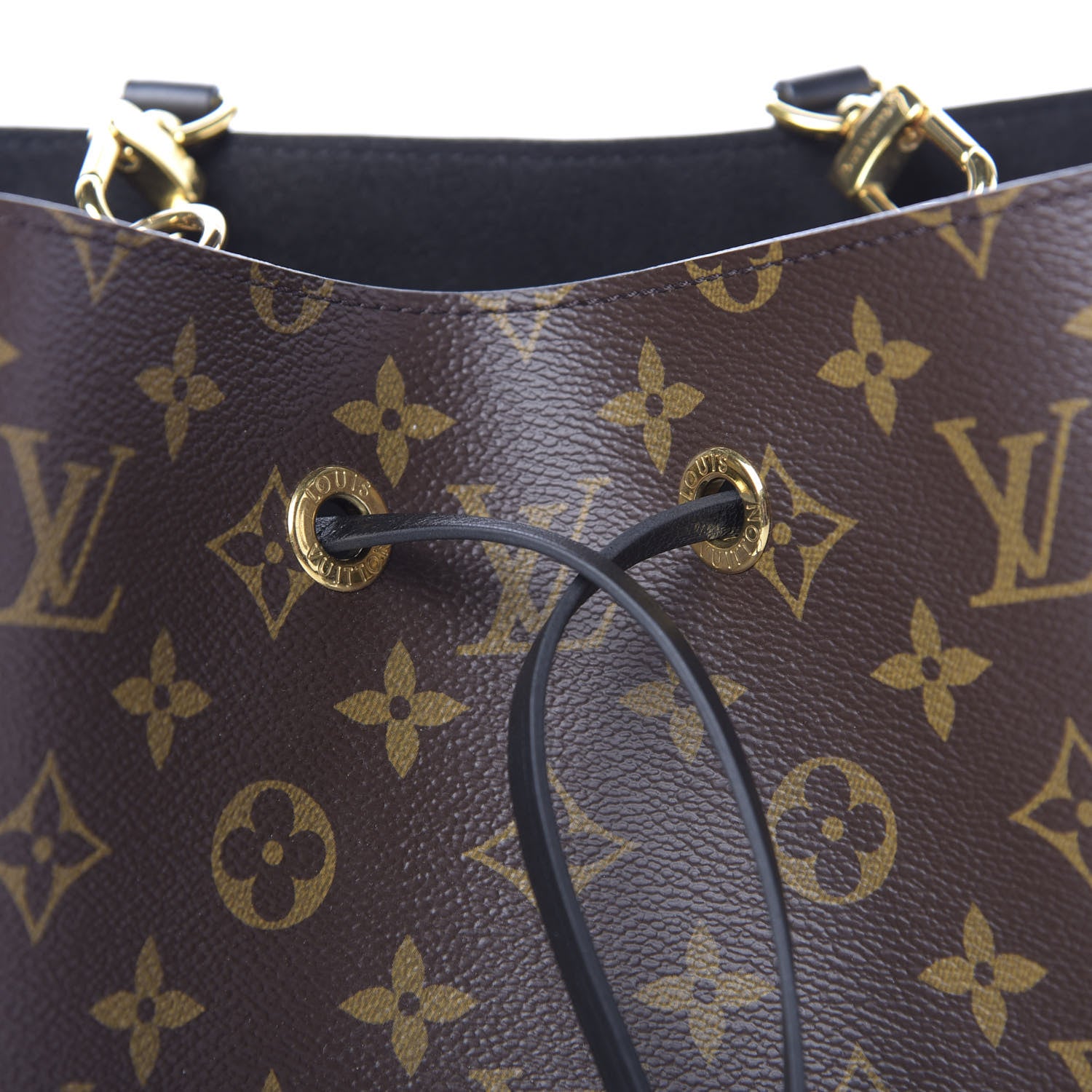 Louis Vuitton Monogram Neonoe MM Black 8 of 8