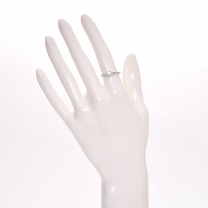 Tiffany Platinum Diamond Elsa Peretti Swan Ring 5.25 2 of 5
