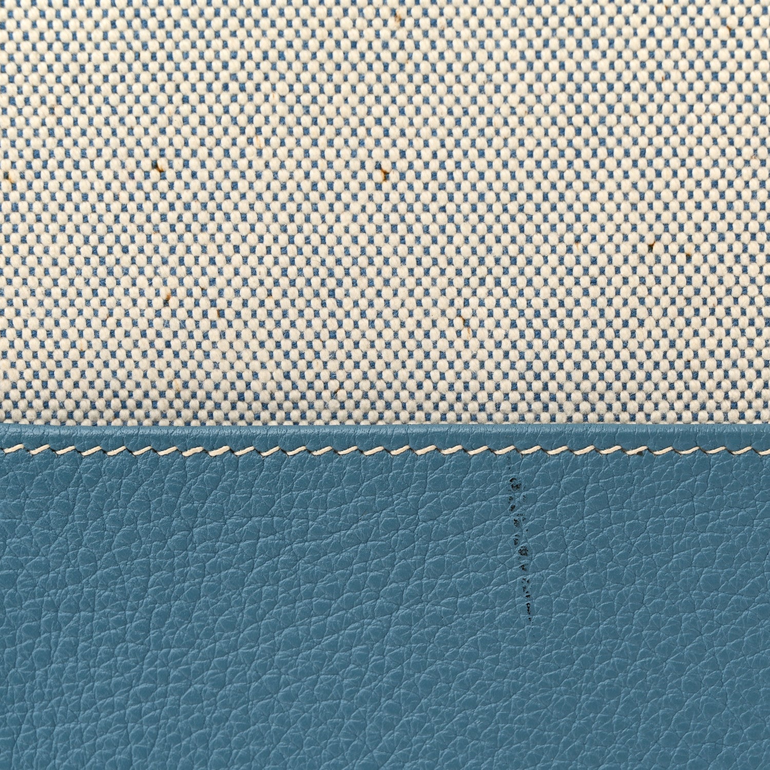 Hermes Toile Taurillon Clemence Jardinier PM Blue Jean 13 of 14