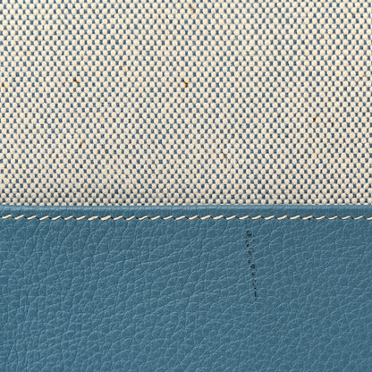 Hermes Toile Taurillon Clemence Jardinier PM Blue Jean 13 of 14