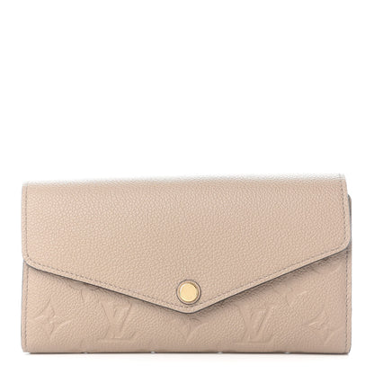 Louis Vuitton Empreinte Sarah Wallet NM Tourterelle 1 of 6