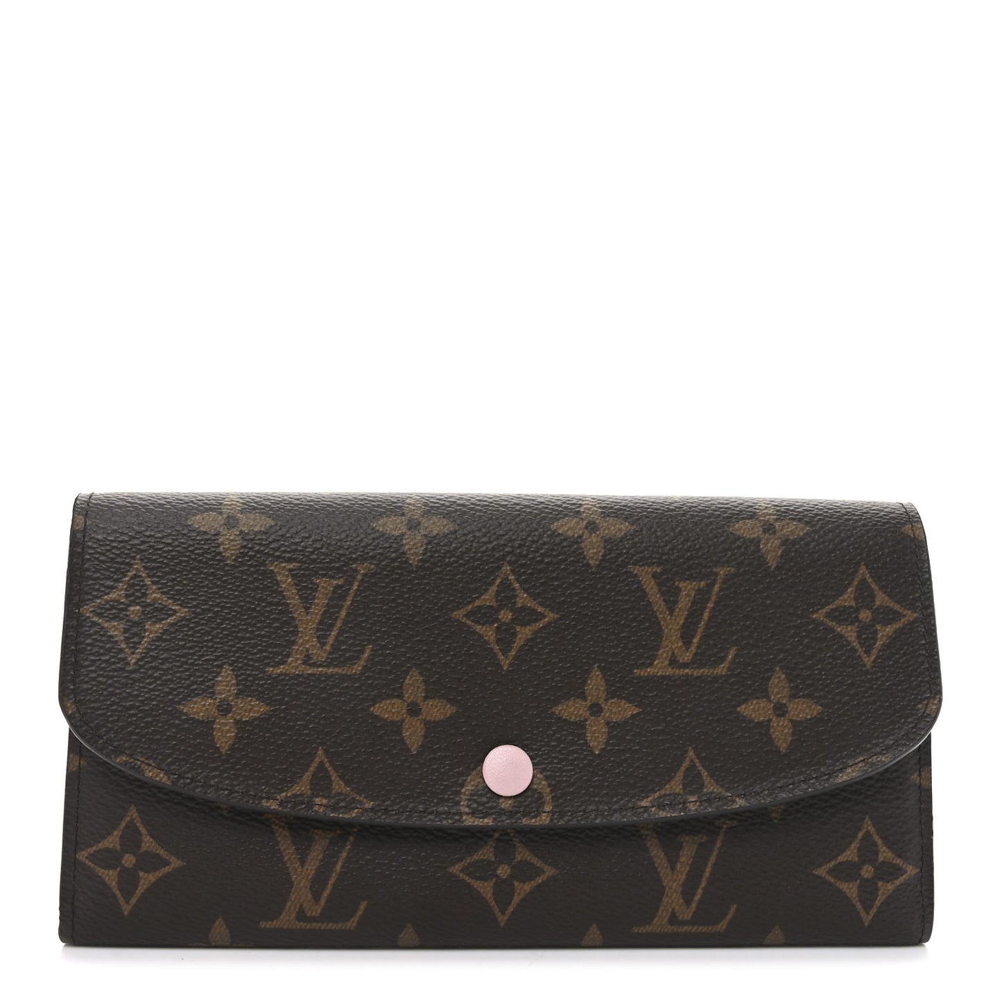 Monogram Emilie Wallet Rose Ballerine