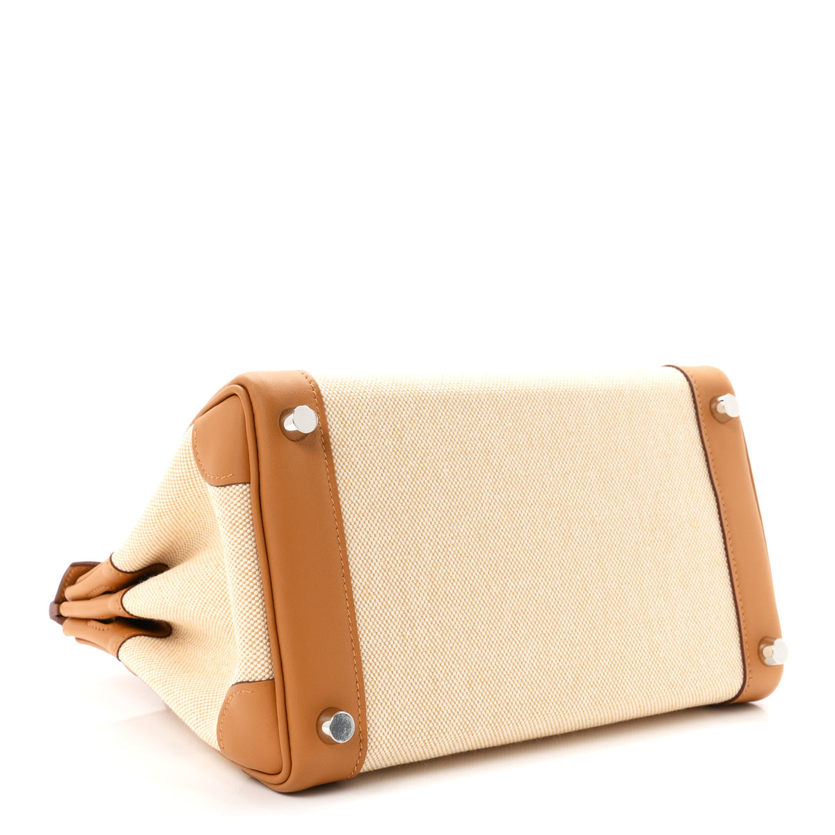Hermes Toile H Swift Birkin 25 Sesame 4 of 11