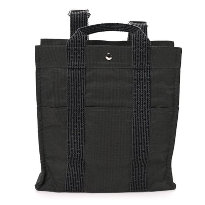 Hermes Canvas Herline Backpack Grey 1 of 8