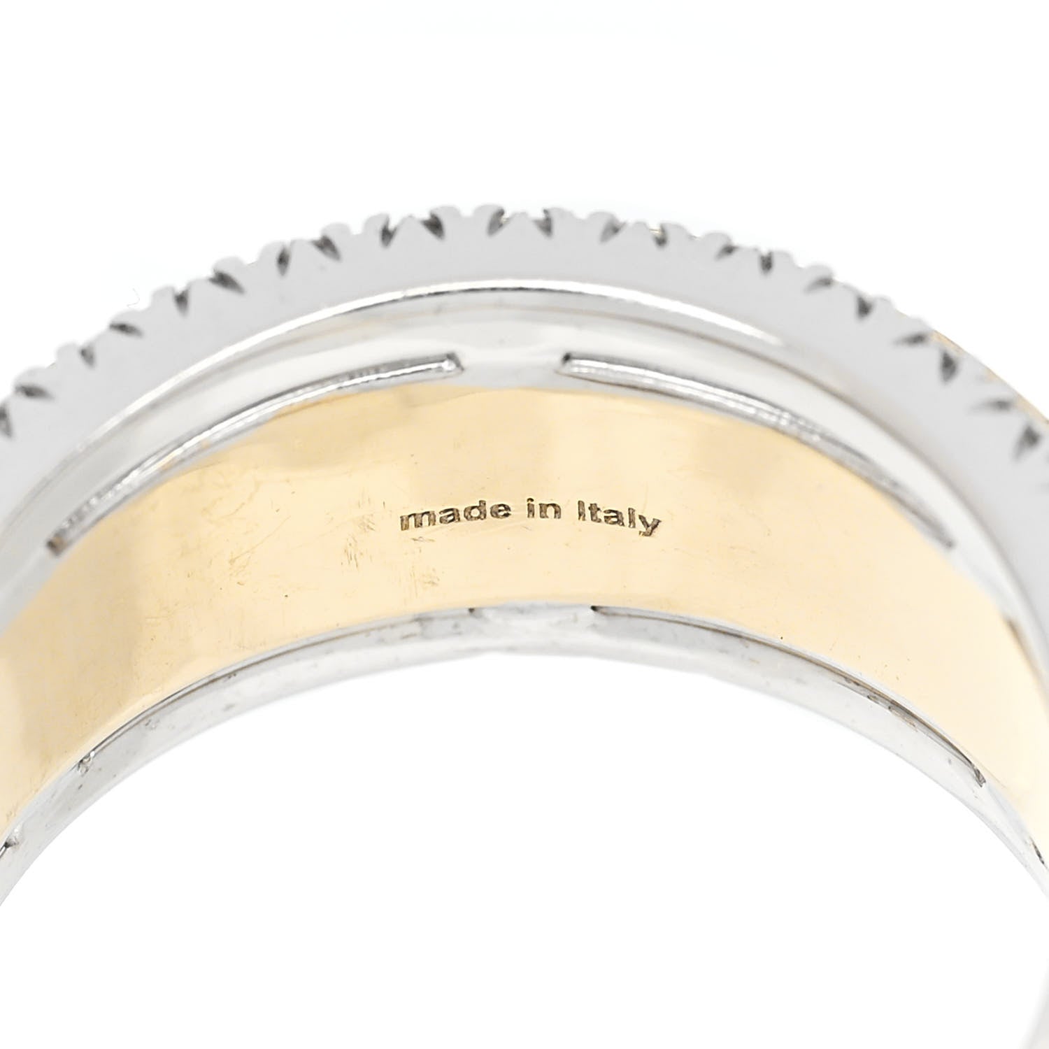 Marco Bicego 18K Yellow Gold Diamond Lucia Ring 54 7 5 of 6