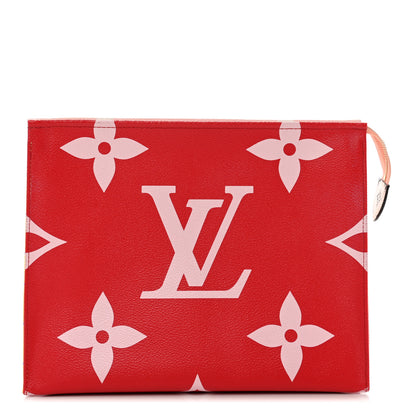 Louis Vuitton Monogram Giant Toiletry Pouch 26 Rouge 1 of 12