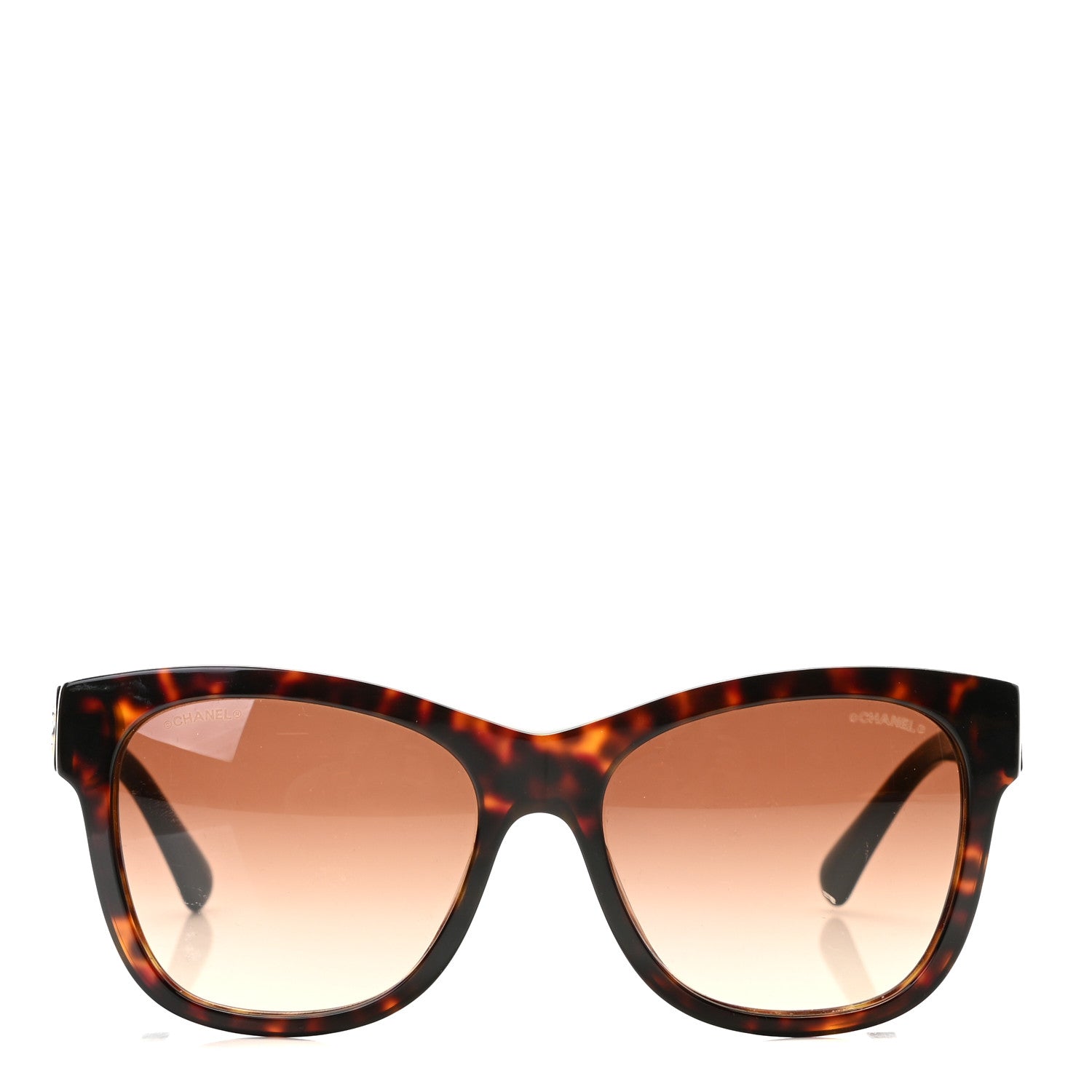 Chanel Acetate Runway Square Sunglasses 5380 Dark Tortoise 2 of 7