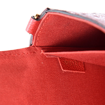 Louis Vuitton Empreinte Pochette Felicie Chain Wallet Scarlet 6 of 11