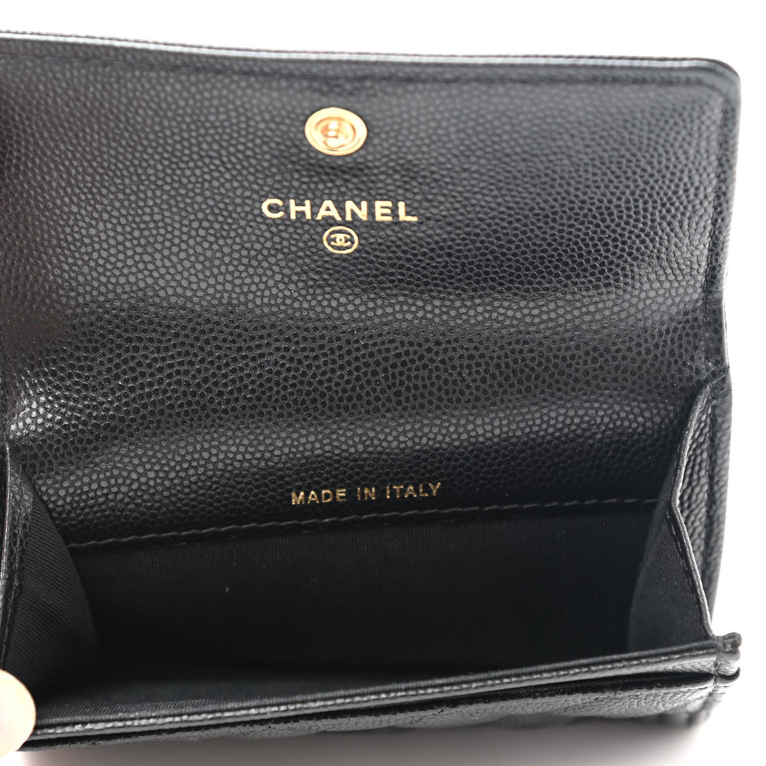 Chanel Caviar Quilted Boy Flap Card Holder Black 6 of 9