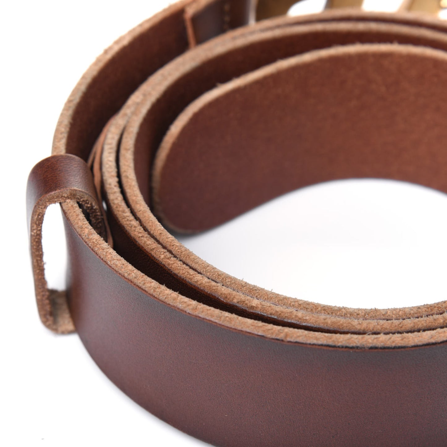 Faded Calfskin Double G 40mm Belt 90 36 Cuir