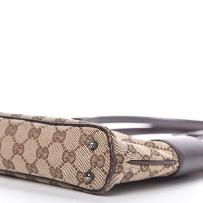 Gucci Monogram Shoulder Bag Dark Brown 7 of 10