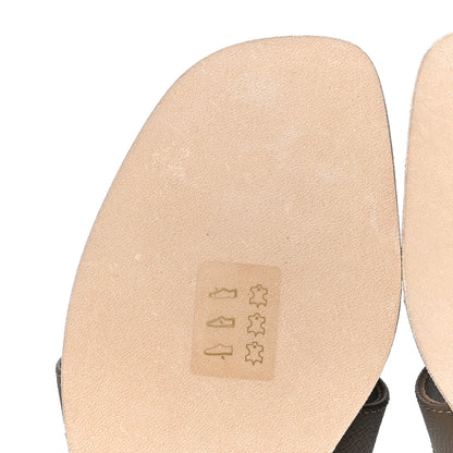 Hermes Epsom Oran Sandals 36 Etoupe 10 of 11