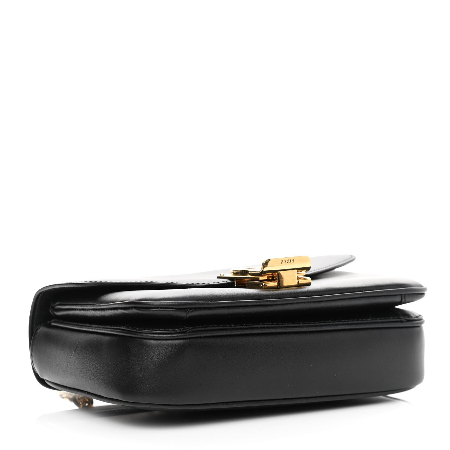 Celine Shiny Calfskin Small C Bag Black 4 of 10