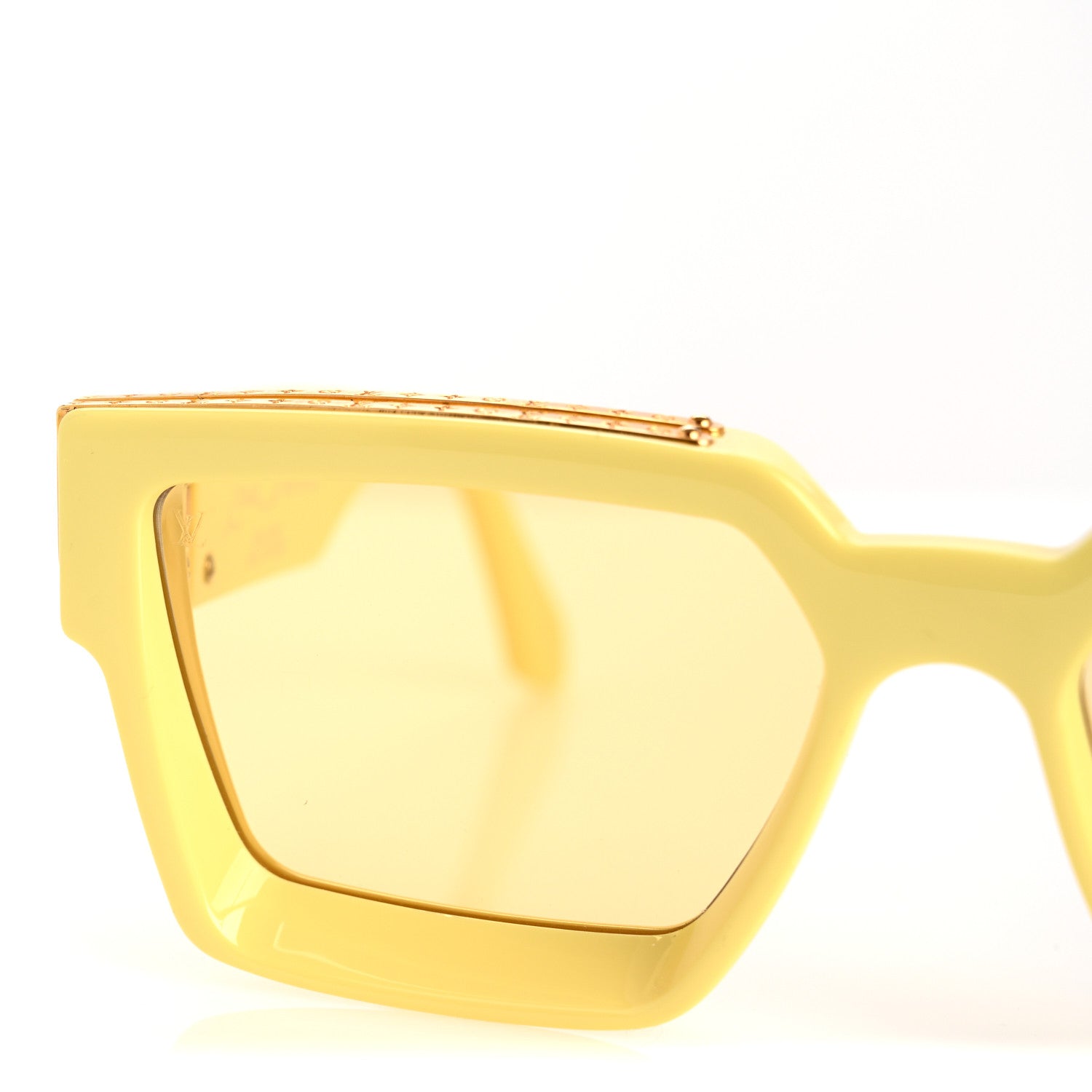 Louis Vuitton Acetate 1.1 Millionaires Z1323W Sunglasses Yellow 7 of 8
