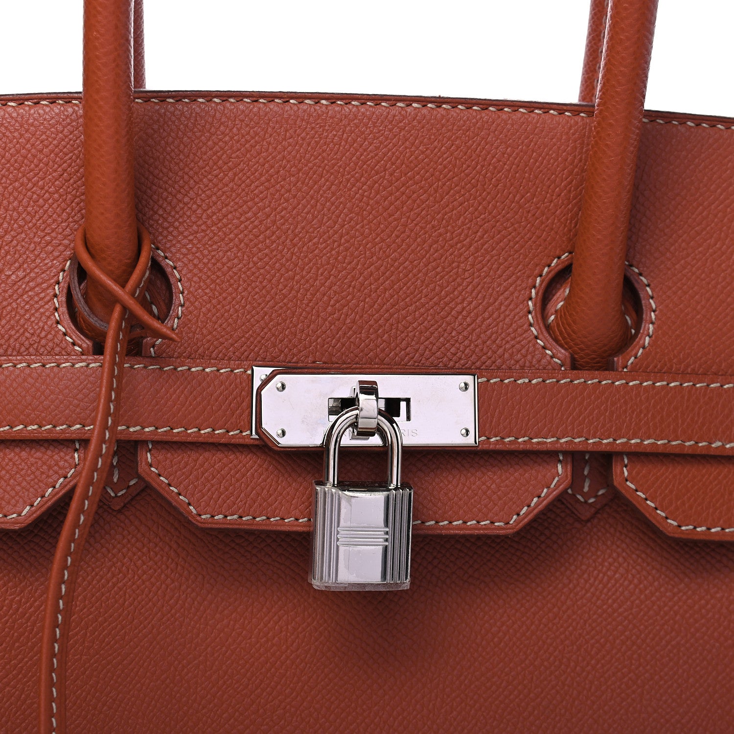 Hermes Epsom Candy Birkin 35 Brique Orange 7 of 11