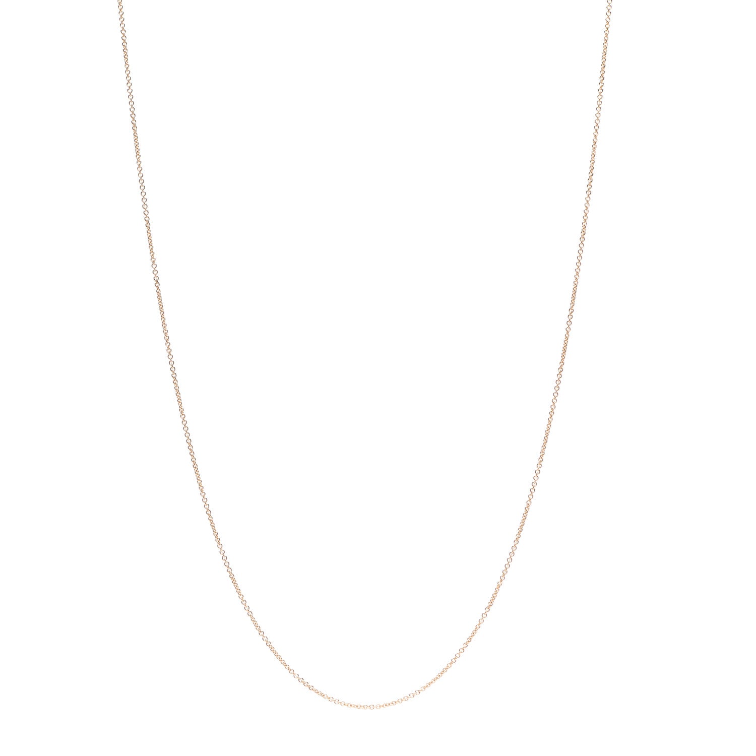 Tiffany 18K Yellow Gold Small Chain Necklace 26" 1 of 4