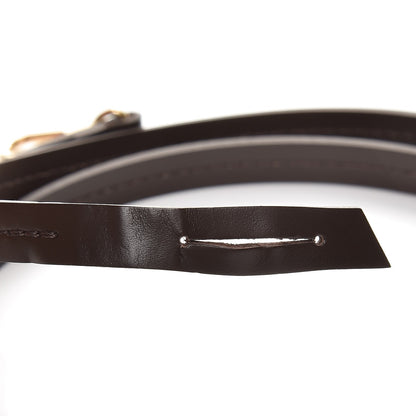 Louis Vuitton Calfskin 12mm Favorite Long Strap Brown 2 of 2