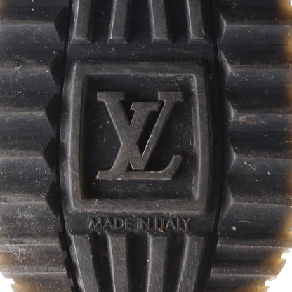 Louis Vuitton Suede Monogram Run Away Sneakers 37.5 Black 9 of 10