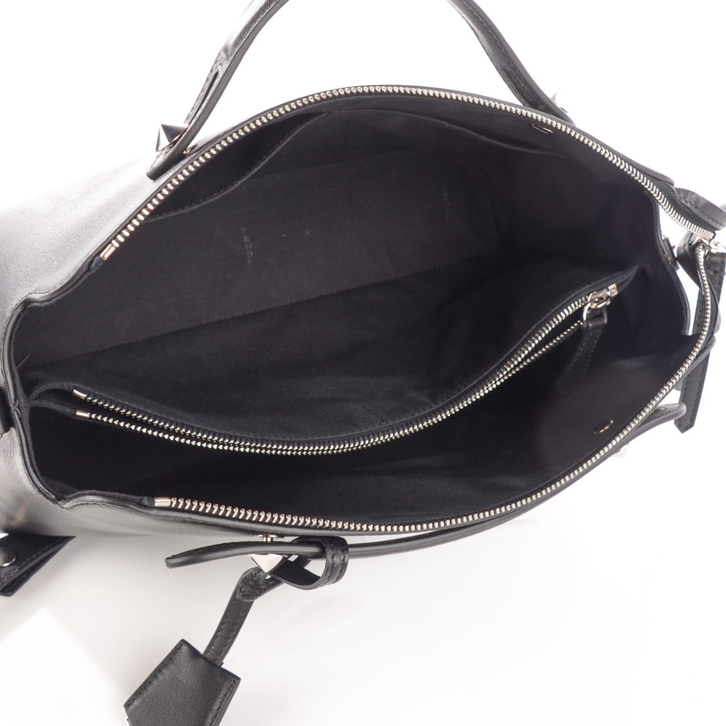 Vitello Dolce Large By The Way Boston Bag Black